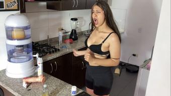 maid doing her job with a locked wedgie - July 26, 2022