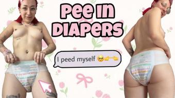 PISSING IN DIAPERS FOR DADDY