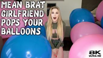 Mean Girlfriend Pops Looner BFs Balloons - January 10, 2023