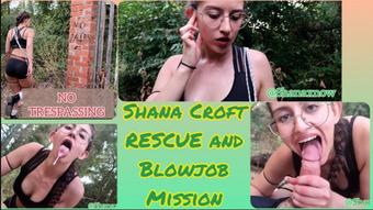 SHANA CROFT RESCUE BLOWJOB COSPLAYING CUM IN MOUTH SWALLOW