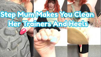 Step Mum Makes You Clean Her Trainers And Heels - August 10, 2024