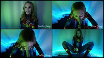 Emilia Song   Captain Marvel  Avengers  Skrull Suck And Fuck  Extended Preview