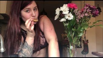 Embermae Making Peanut Butter Toast Sexy