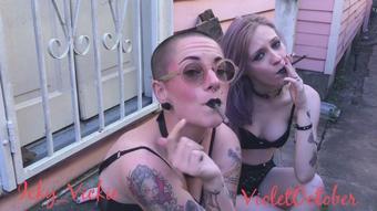 Goth Girls Make You Their Ashtray