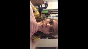 Meganholly00 Sloppy Blowjobswallowing Cum Pov