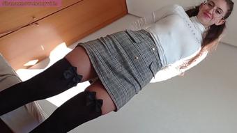 FETISH CHANGE MAXI PAD OUTDOOR UPSKIRT
