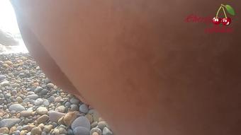 Blonde Sex On The Beach. Sucking And Fucking In The Ass ⁄ Cherryaleksa - 1080P