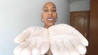 Latex gloves and my huge mouth - July 07, 2021