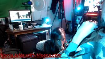Ebony step daughter fucks cracker daddy