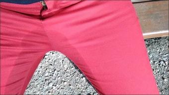 P-- On My New Red Jeans Outdoor