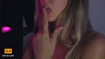 Sexy girl suck her fingers and teasing - Oct 22, 2019