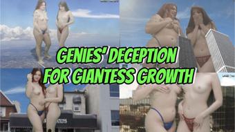 Ziva Fey & Aurora in Genies' Deception For Giantess Growth