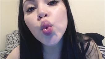 Kissing you sensually