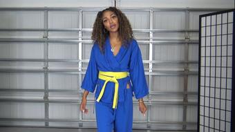 HONEY EARNS HER ORANGE KARATE BELT - January 06, 2023