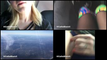 Callieblackx Mile High Club In Flight Masturbation