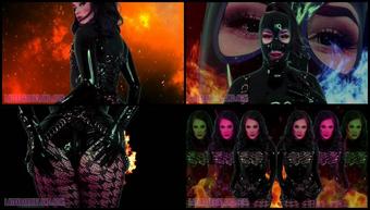 Latex Barbie Burn For Evil Succubus