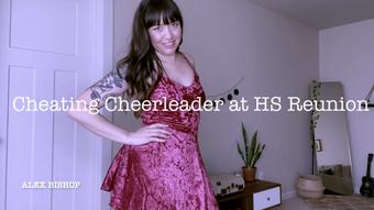 Cheating Cheerleader at HS Reunion - March 19, 2022