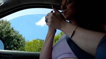 Smoking in the car and flashing - August 03, 2019