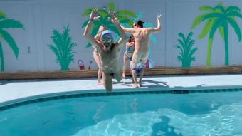 Kody Evans & Josie Jo Pantsing Of The Boys At Pool ENM - June 20, 2024