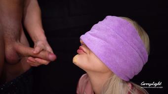 Step Son Trick his Step Mom with the taste game / unexpected cum in mouth / full mouth of sperm 4K