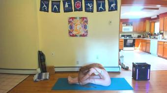 Nude Yoga Class Heart And Hip Opening