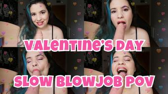 Valentine's Day POV Slow And Sensual Blowjob - January 31, 2024