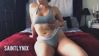 Oiled up Booty in Grey Calvin Kleins