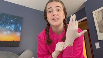 gloved nurse checks & milks prostate - December 28, 2022
