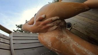 Powercouplexoxo Sensual Shower After Pounding Waves
