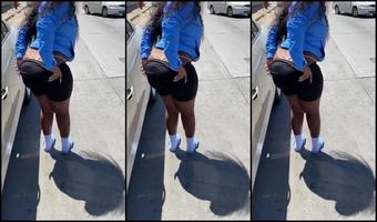 PUBLIC! Pulling my pants down in the middle of the street!