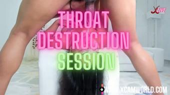 OMG! FACE DOWN THROAT DESTRUCTION