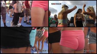 277 Mdbp Pink Booty Shorts