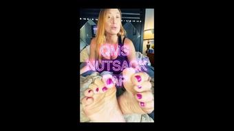 Queenmothersoles Nutsack Foot Tap