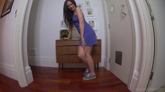 Blue dress and sneakers - May 03, 2019