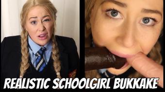 Schoolgirl BUKKAKE by the SCHOOL BULLIES - February 15, 2023