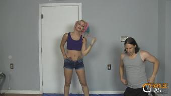 Tickletorture - Krissy Koven Belly Button Exercise Routine