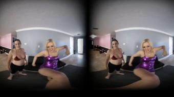 VR180* Alexa & Melanie Bust Your Balls
