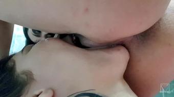 Swallow My Pee Bitch! With 2 Top Latino Babes