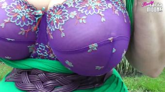 Purple Lace Bra JOI