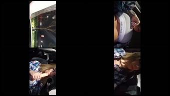Karma Rx Public Car Pussyfuck