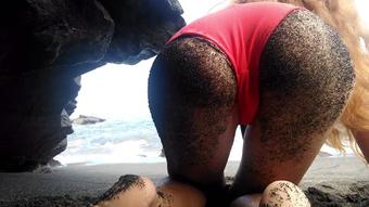 Barefoot, Sexy Bikini Tease At Beach - August 19, 2018