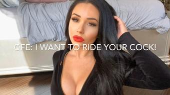 I WANT TO RIDE YOUR COCK