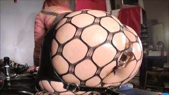 Sophiasylvan Fishnets And Buttplug