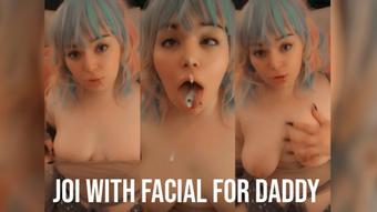 Daddy JOI with Facial