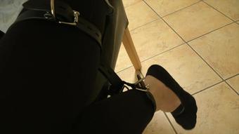 Ariel Anderssen Secured With Belts And Otm Gag
