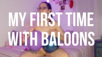 First experience with balloon fetish