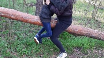 Кончаем В Одежде На Бревно - Lesbian_Illusion - 1080P