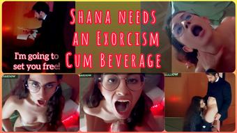 HALLOWEEN - PRIEST EXORCISM ON TEEN BJ CUM MOUTH SWALLOW IT