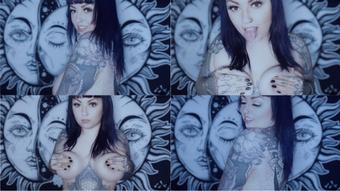 Begging For Cum Spitting All Over Tits