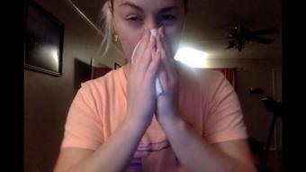 Blowing my Snotty Slimy Nose